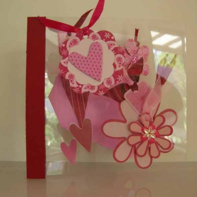 Pink Flowers Card