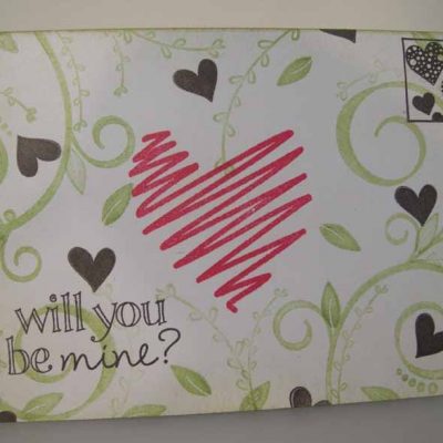 will you be mine? Card