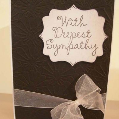 With deepest Sympathy Card
