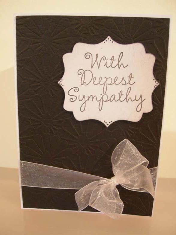 With deepest Sympathy Card