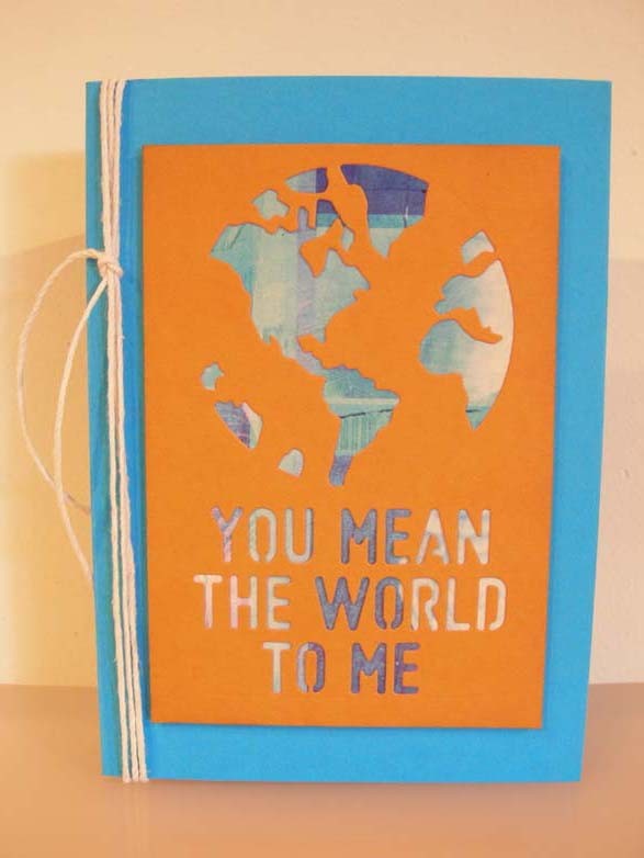You mean the world to me Card