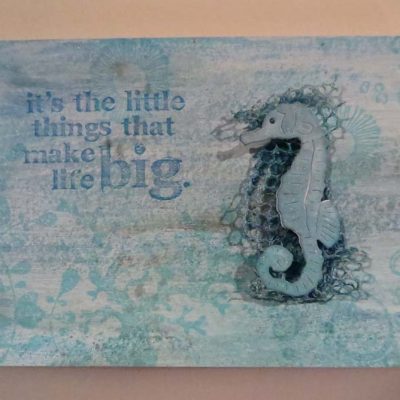 it's the little things that make life big Card