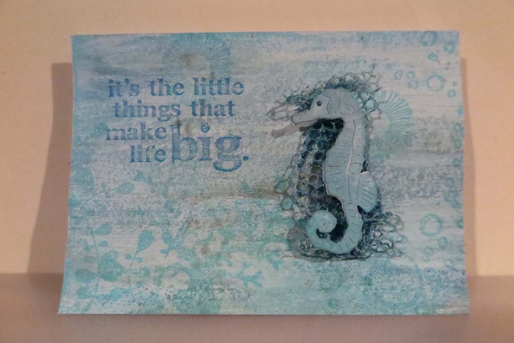 it's the little things that make life big Card
