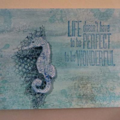 Life doesn't have to be perfect Card