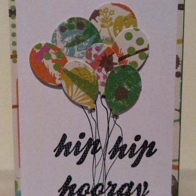 hip hip hooray Card